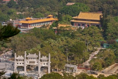 Po Lin Monastery from Giant Buddha