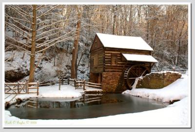 Winter Reflections at Bromley Mill