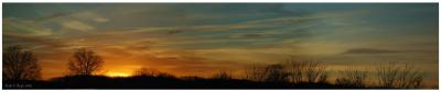 2006-01-20 #1 Sunrise outside my window (Pano of 6 images)
