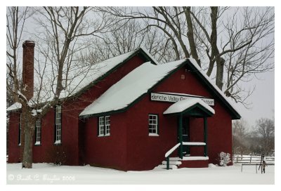 Red Schoolhouse   now Jericho Valley Community Center