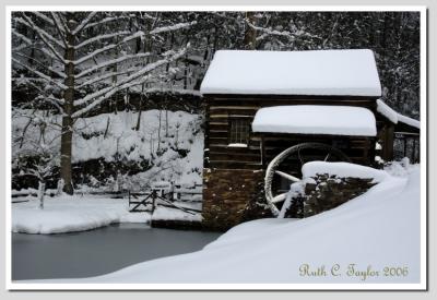 Winter Afternoon  at Bromley Mill on Cuttalossa Farm #6