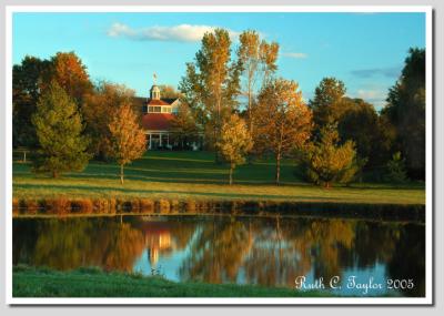 Autumn Sunset on Carousel Village