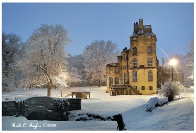 Snowy Winter Evening at Fonthill