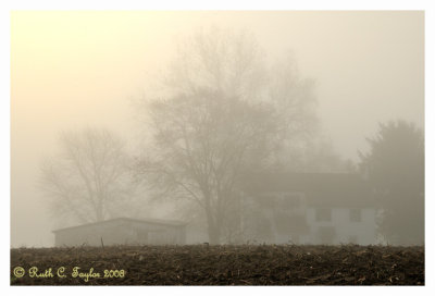 Misty Sunrise over Maximuck Farm