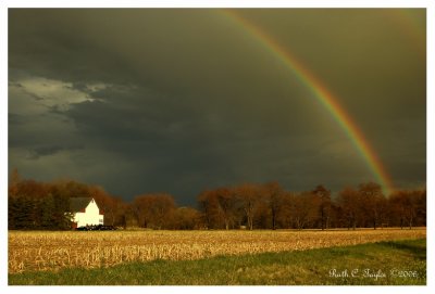 Rainbow Over Durham Farm