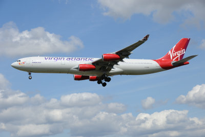 Virgin Airbus A340-300 G-VSUN New colours