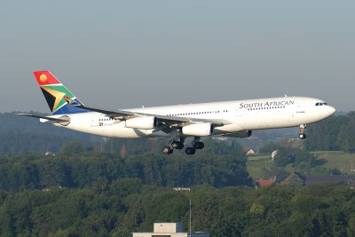 South African Airbus A340-200 ZS-SLD