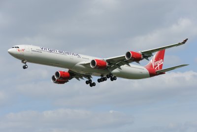 Virgin Airbus A340-600 G-VRED