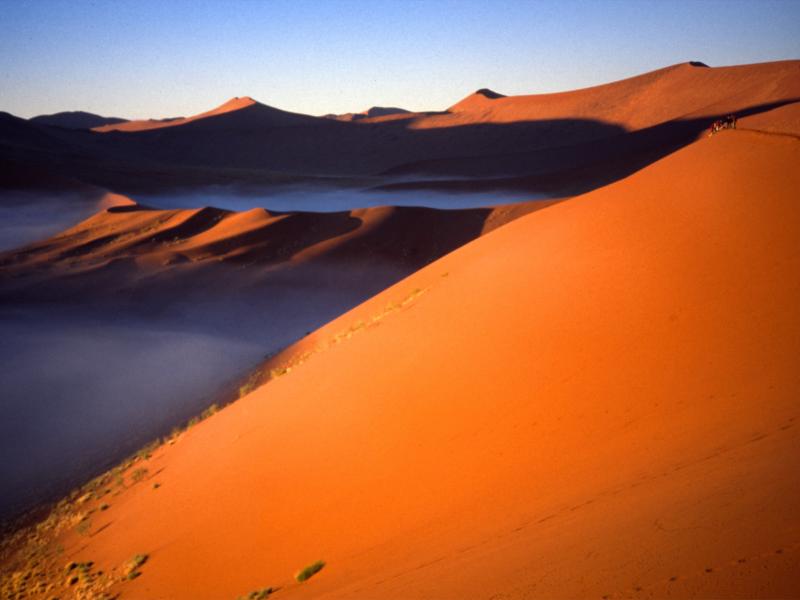 Sanddunes at sunrise