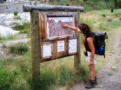 Trail info board