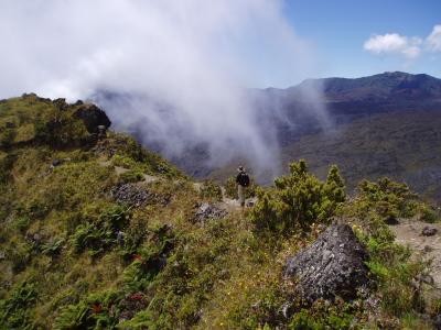 Walking on the crater rim