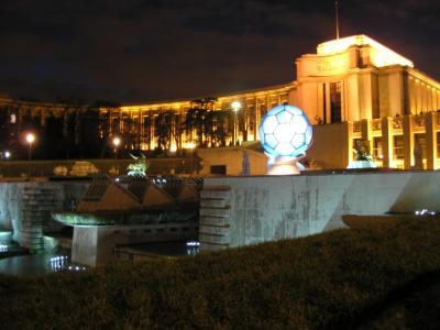 Palais de Chaillot & Blue Earth Soccer Ball