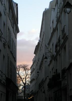 Sunset over Jardin du Luxembourg