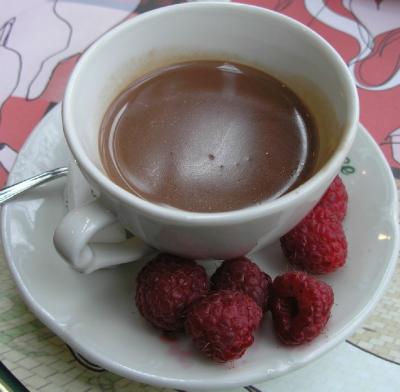 Flore's famous Chocolat Chaud