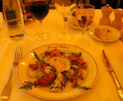 Le Grand Colbert - Buffalo Mozzarella & Tomato & Basil Appetizer
