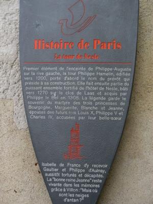 Histoire de Paris - Tour de  Nesle