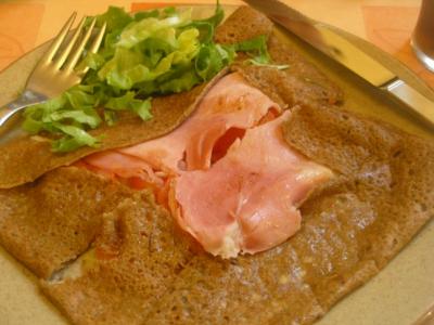 Fromage, Jambon & Tomate Galette