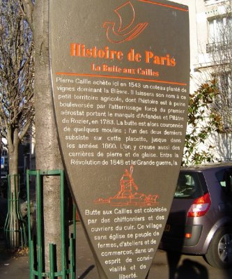 Histoire de Paris - La Butte aux Cailles