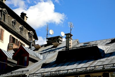 Roofs in Chamonix