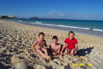 Beach play