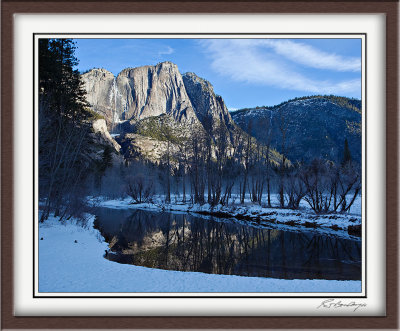 Upper Yosemite Fall Across Merced River
