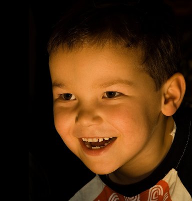 Thomas having fun