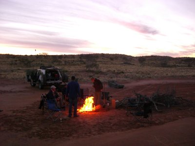 Dusk near Eyre Creek