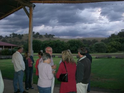 The view from the terrace