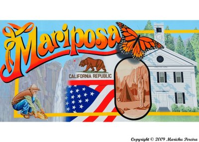 Mariposa mural