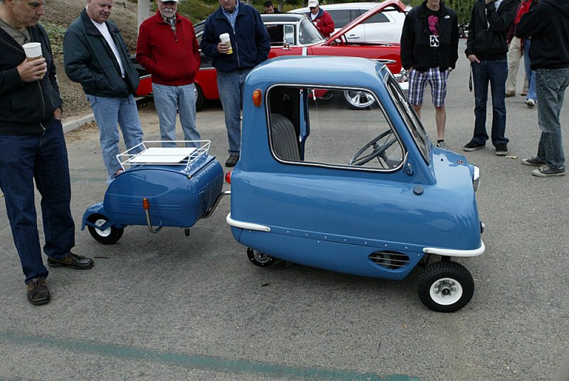 Peel P50 replica with trailer