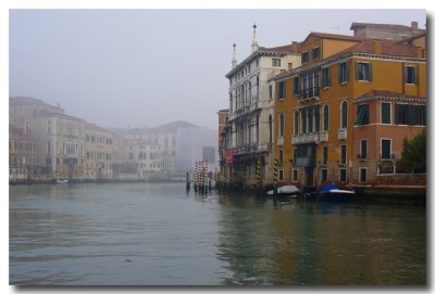 Foggy morning, Grand Canal 1, Venice