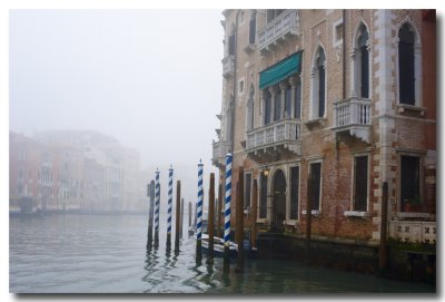 Foggy morning, Grand Canal 3, Venice