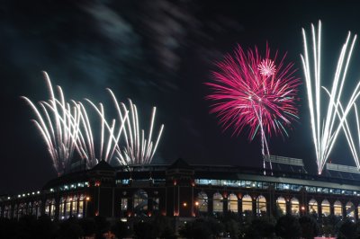 Fireworks Over The Ballpark