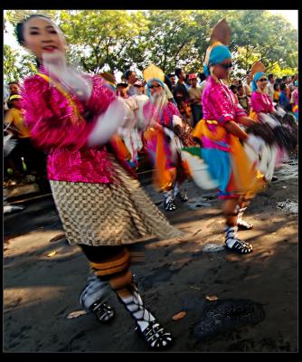 Dancing at Bali Art Festival