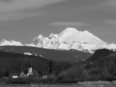 Mount Baker from Conway, WA