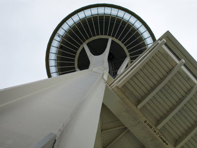 Standing on the Toes of the Space Needle