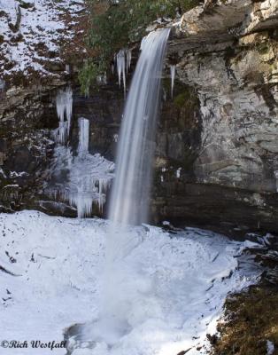 Hills Creek Falls #3 in the winter