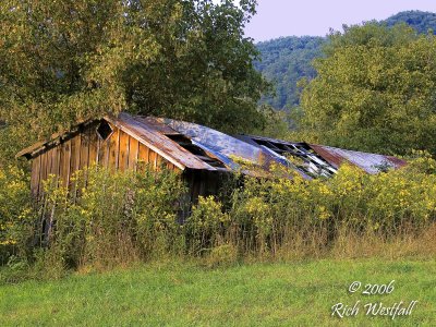 September 10, 2006  -  Old Barn near Normantown, Gilmer County