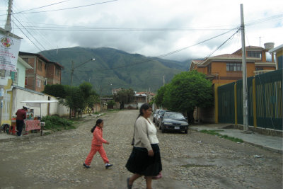 Street scene near La Morada