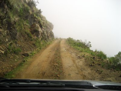Off into the fog, to Aramasi