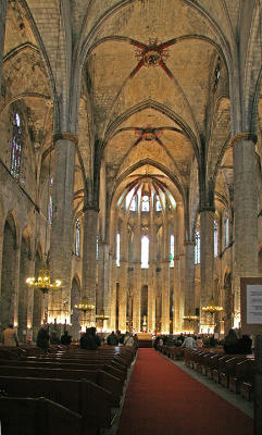Eglesia de Santa Maria del Mar in Barcelona