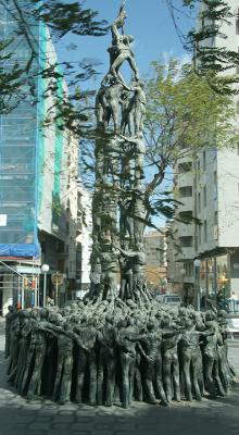 Human Tower in Tarragona