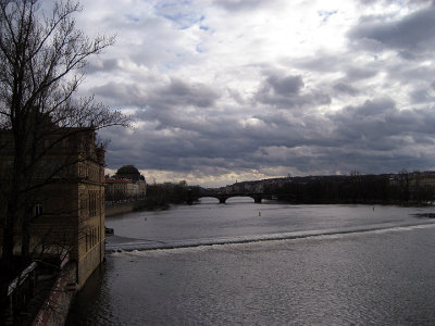 Vltava River from Charles Bridge