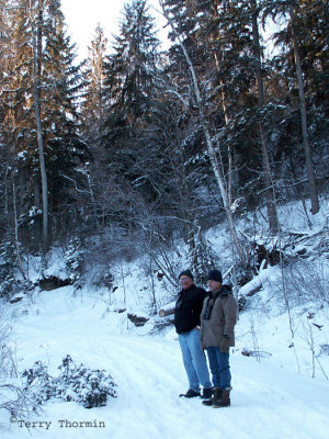 Dave and Alan at Whitemud Creek