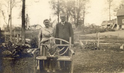 Ernest McDonald & his grandparents
