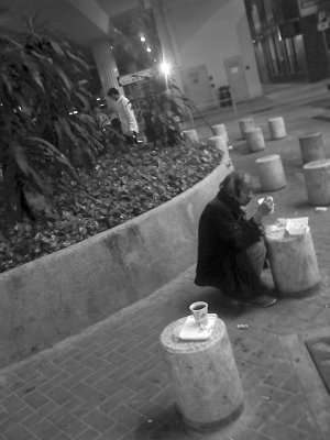 Homeless, Wanchai, 2007