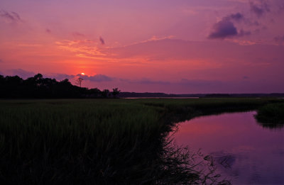 Quiet Sunset over Marsh
