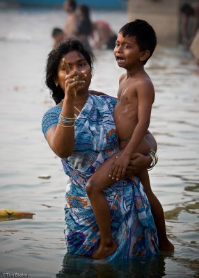 One that is not excited about the holy Ganga