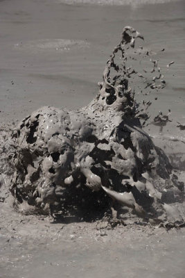 Wai-O-Tapu Thermal Wonderland, mud explosion
