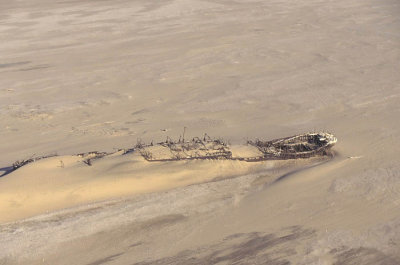 Shipwreck on the desert
